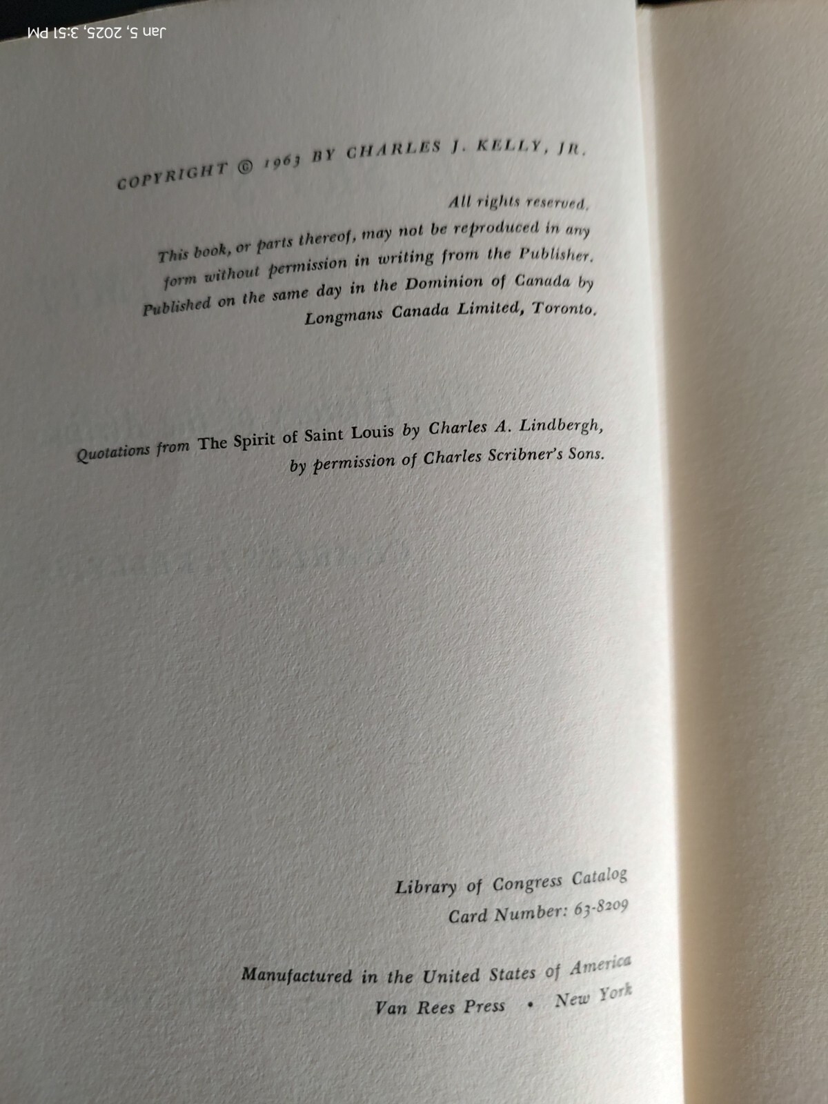 The Sky’s The Limit: The First Complete History of Commercial Aviation, © 1963