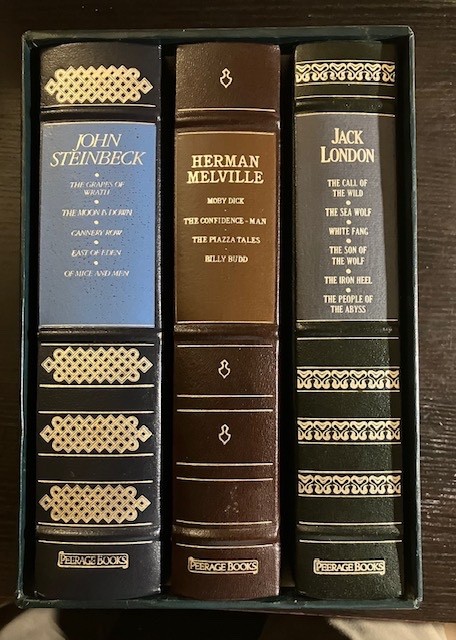 AMERICAN CLASSICS COLLECTION (3 VOLUMES) By Steinbeck Melville London