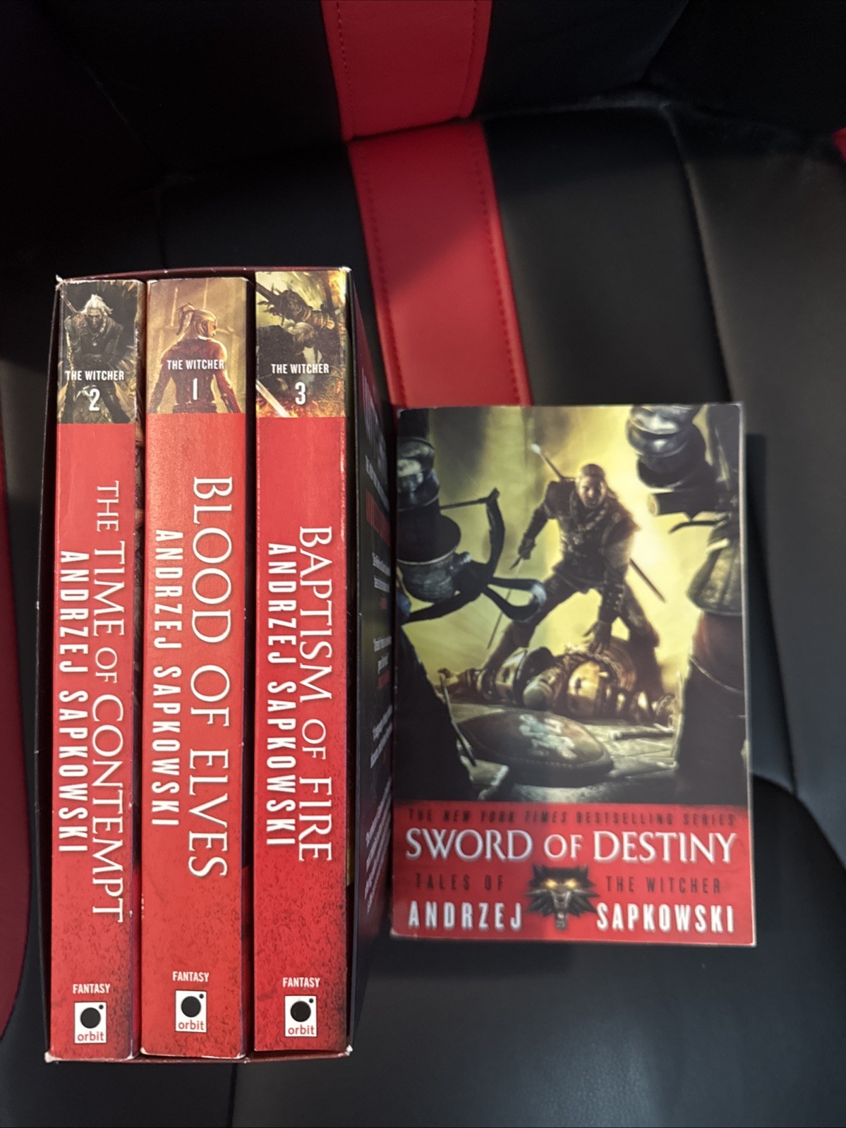 Andrzej Sapkowski the Witcher Sword Of Destiny And Books 1-3