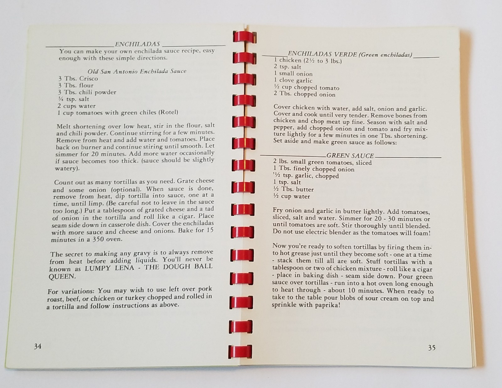 Ol’e So Ao, Ole San Antonio Style Recipes, Cookbook. Bette Reeves. 76 Pages.