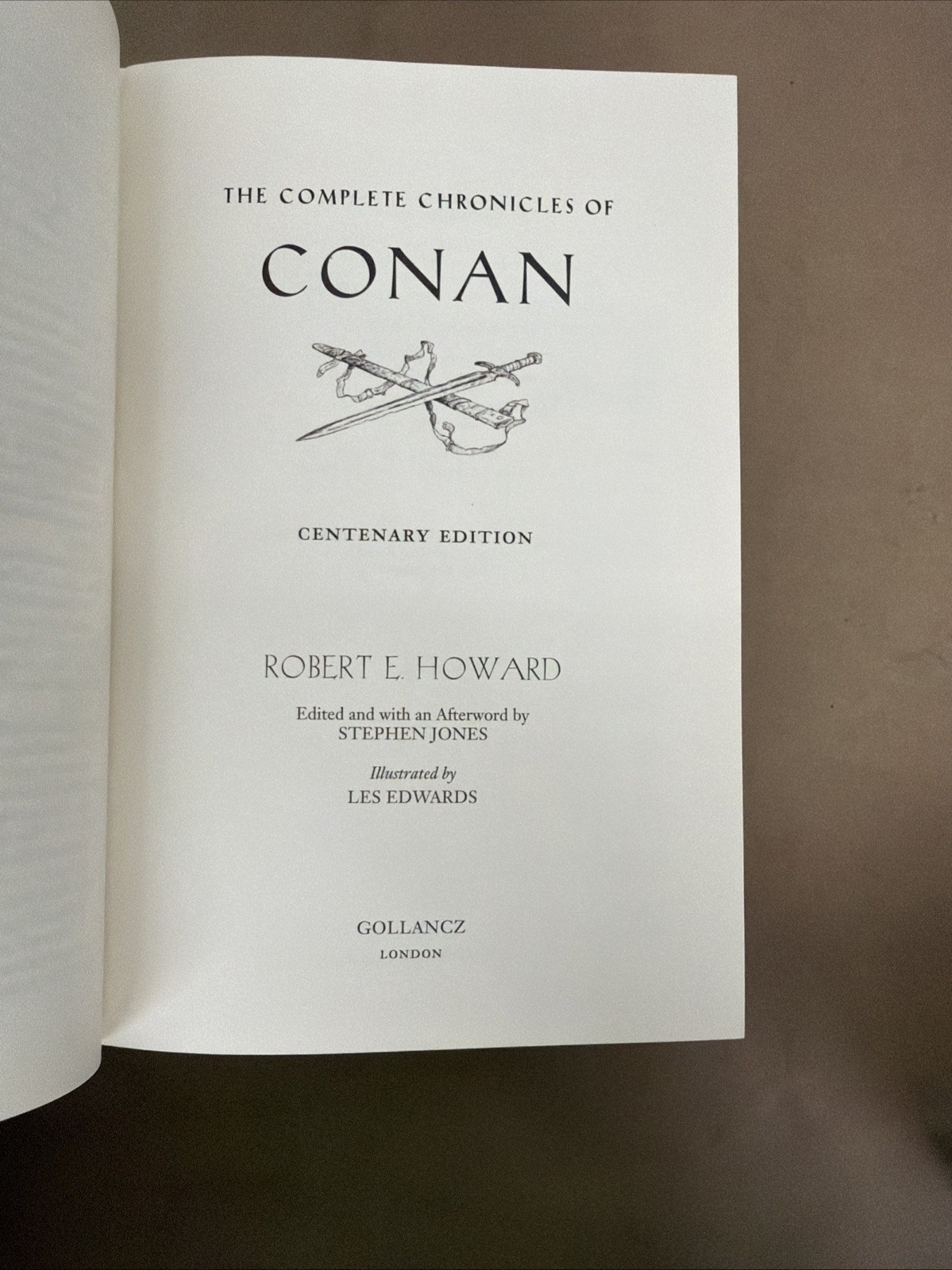 COMPLETE ILLUSTRATED CHRONICLES OF CONAN Robert E Howard Faux Leather Bound