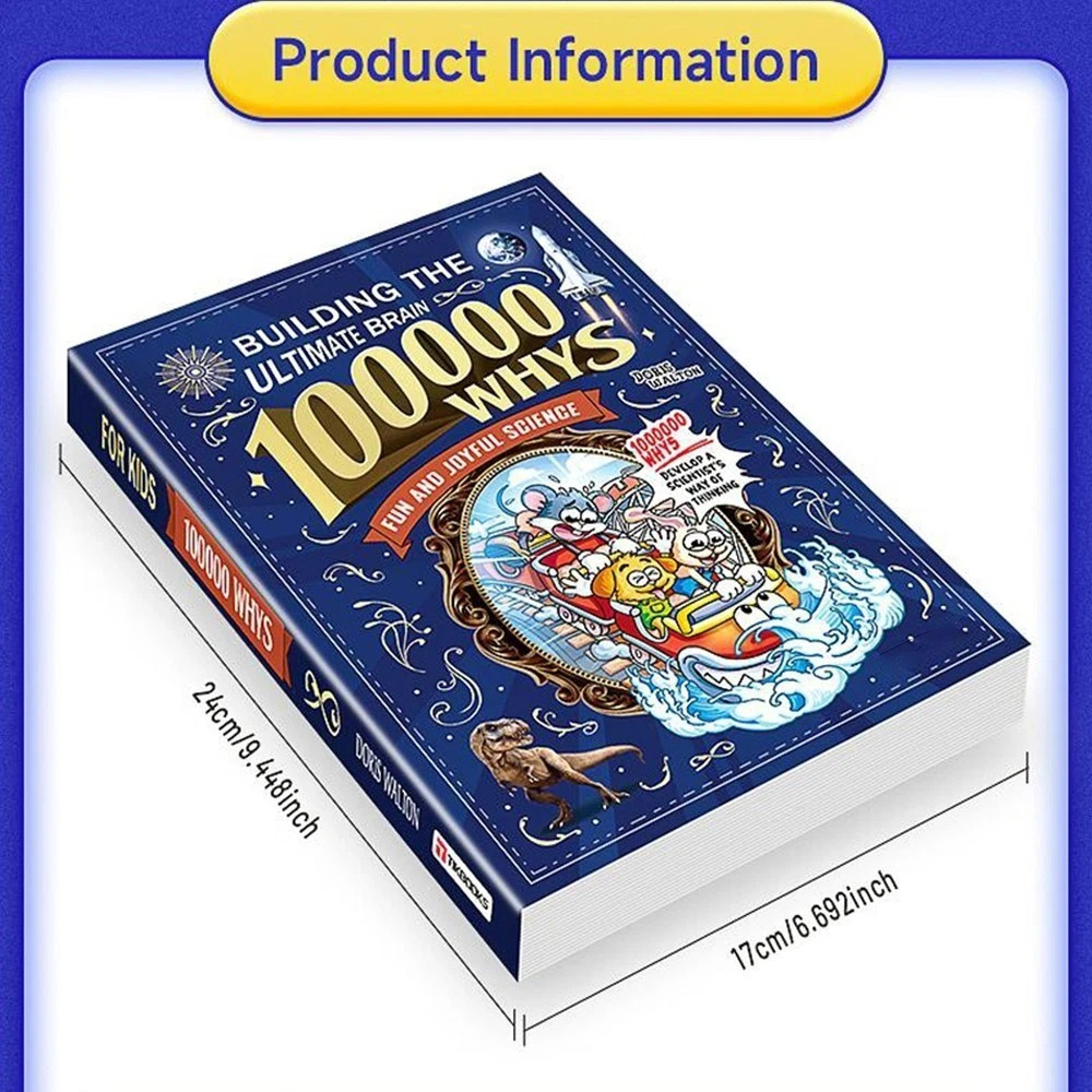 Children’s Encyclopedia 100000 Whys Kids Book Ages 6-12 Extracurricular Reading
