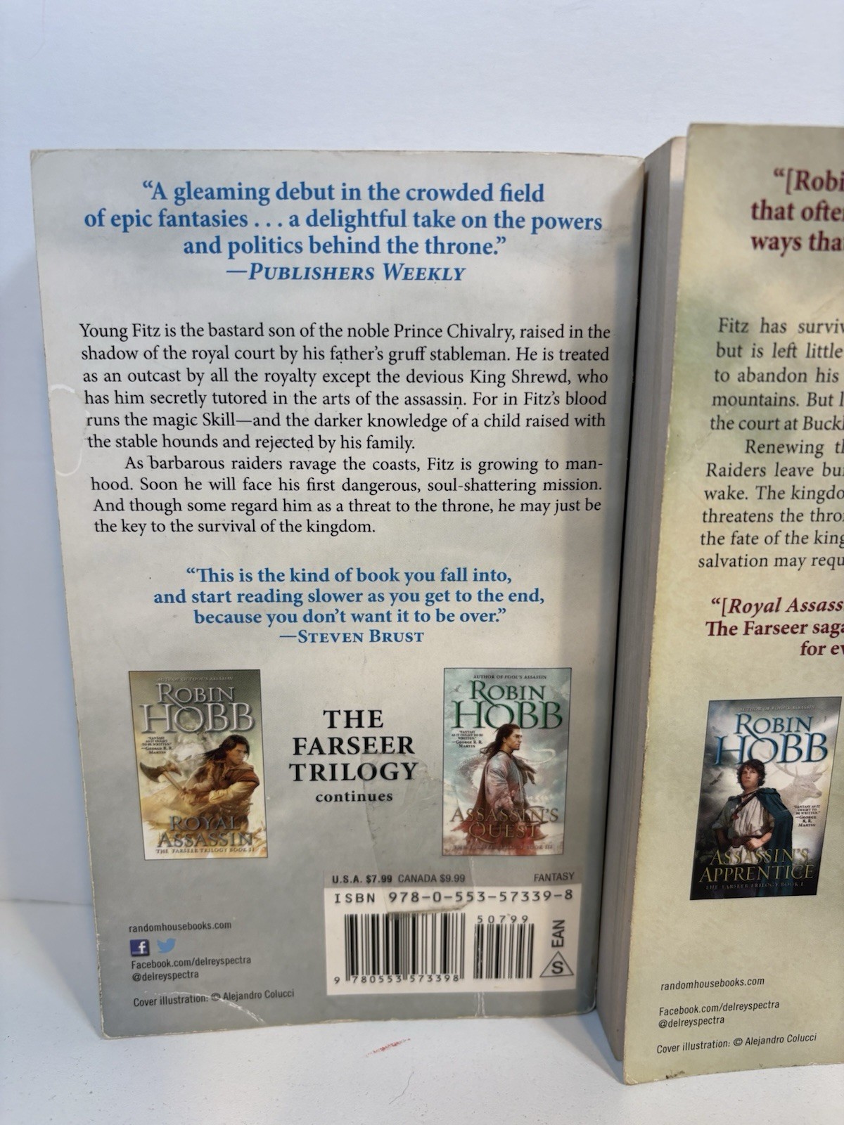 Robin Hobb Farseer Trilogy Assassin’s Apprentice Royal Assassin Quest Book 1-3