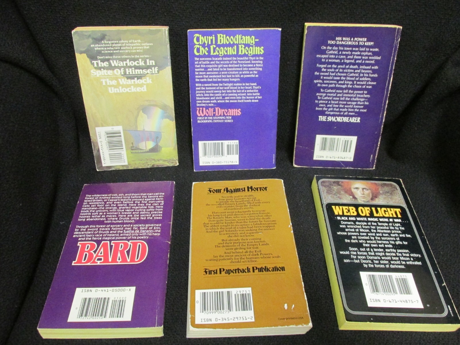 Vintage 1980’s Fantasy Paperback Book Lot of 14 Titles