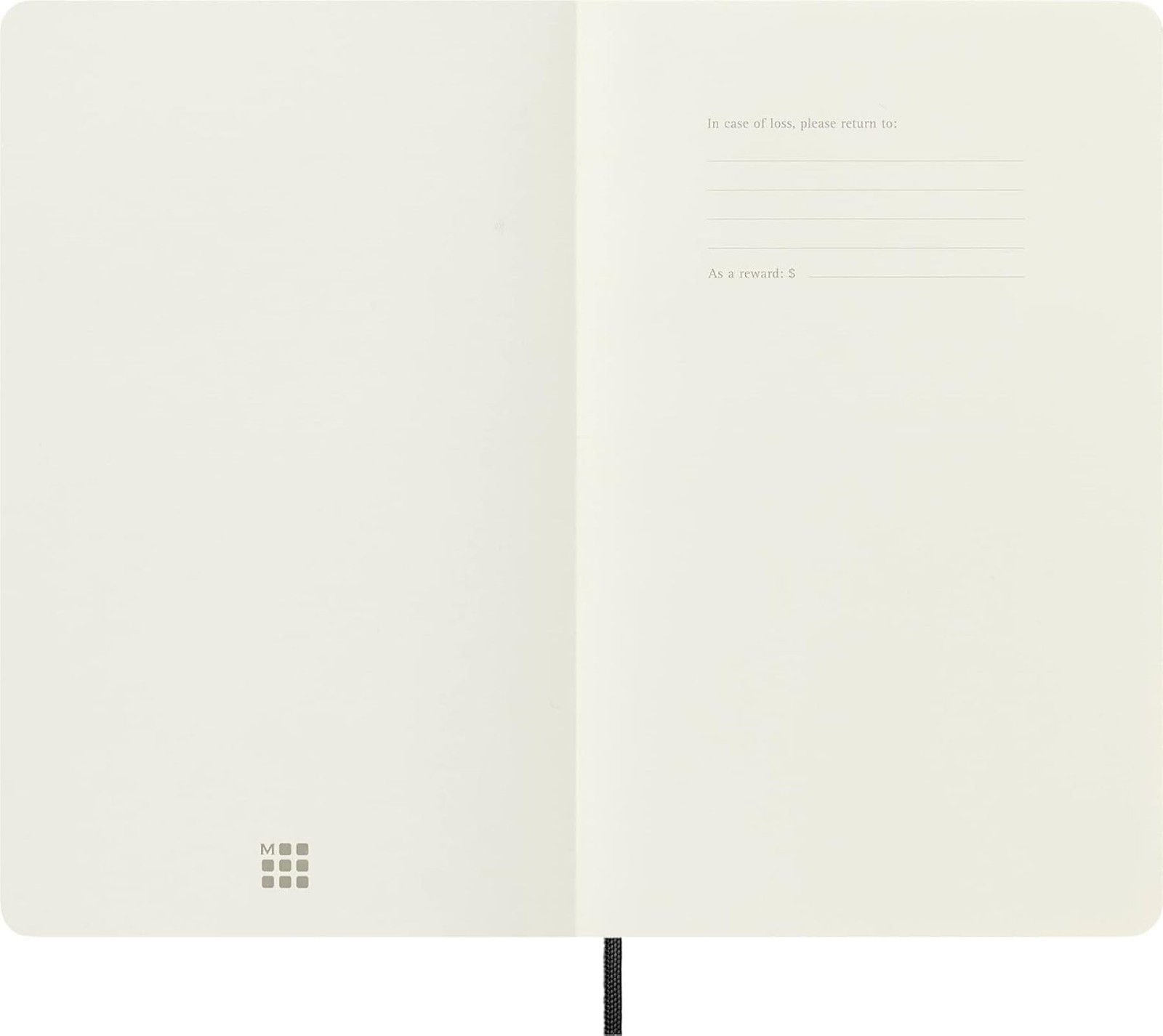 Classic Notebook, Soft Cover, Large (5″ x 8.25″) Squared/Grid, Black, 240 Pages