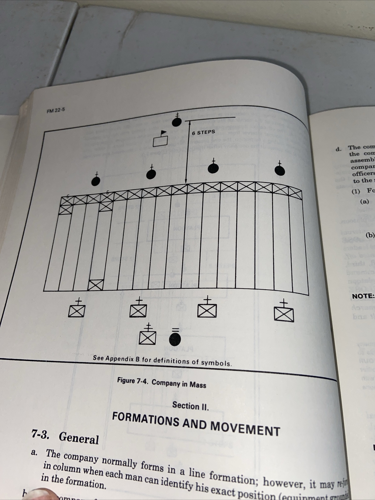 Drill & Ceremonies Dept Of The Army 1986 FM 22-5 PB Site File Copy