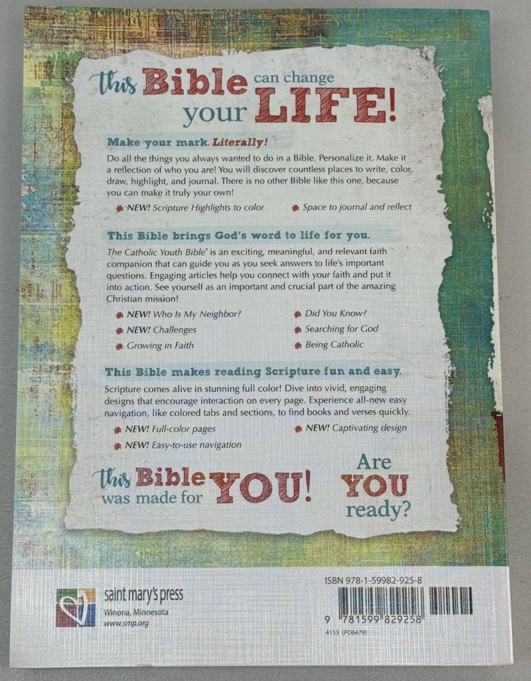 The Catholic Youth Bible, 4th Edition: New American Bible ISBN 9781599829258