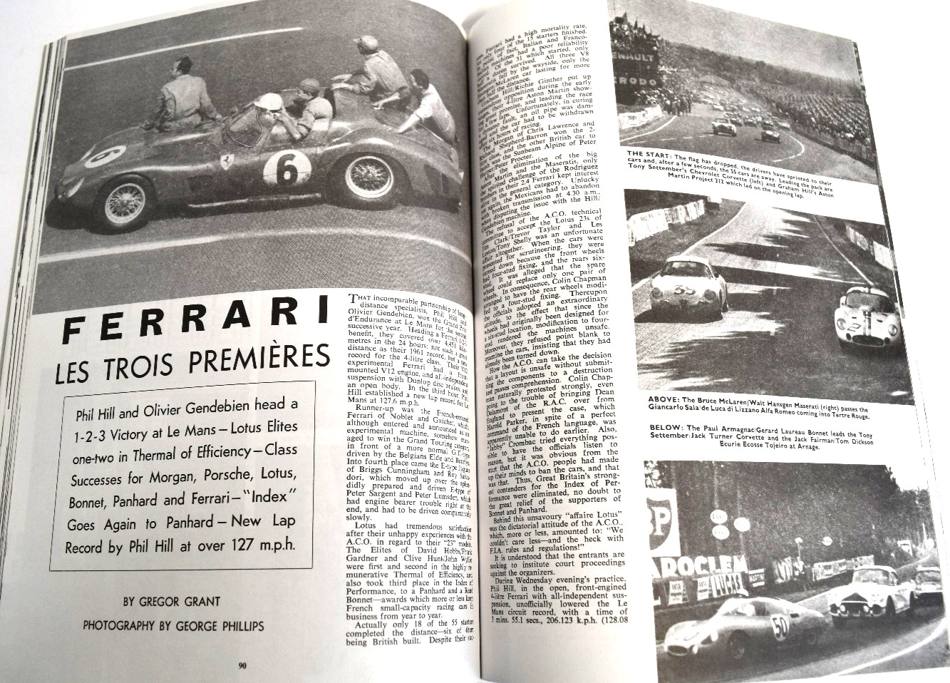 Le Mans : The Ferrari Years 1958-1965 by R. M. Clarke 1997 PB *VERY GOOD*