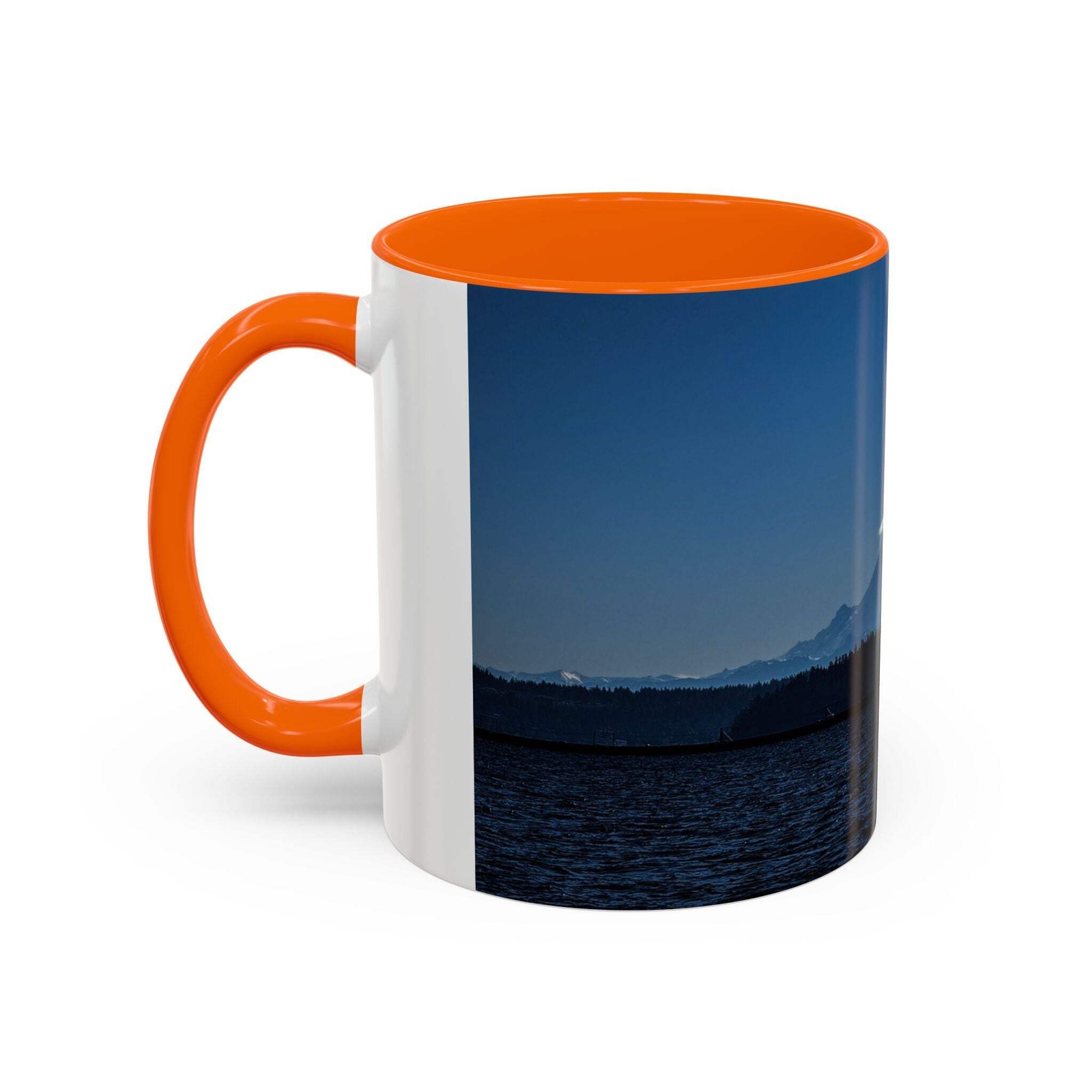 Scenic Mountain Accent Coffee Mug – 11oz & 15oz – Perfect Gift for Nature Lovers