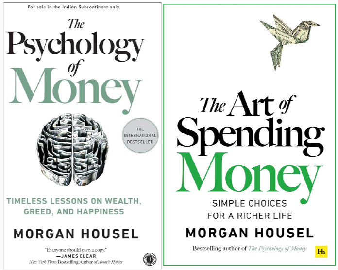 Morgan housel 2 book : Psychology of money + Art of Spending Money paperback
