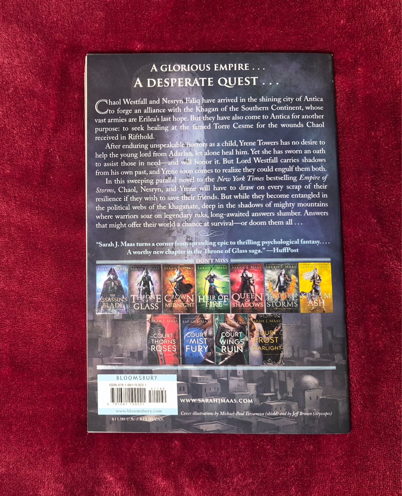 Throne of Glass TOWER OF DAWN Sarah J Maas PAPERBACK YA Fantasy 1st/2nd