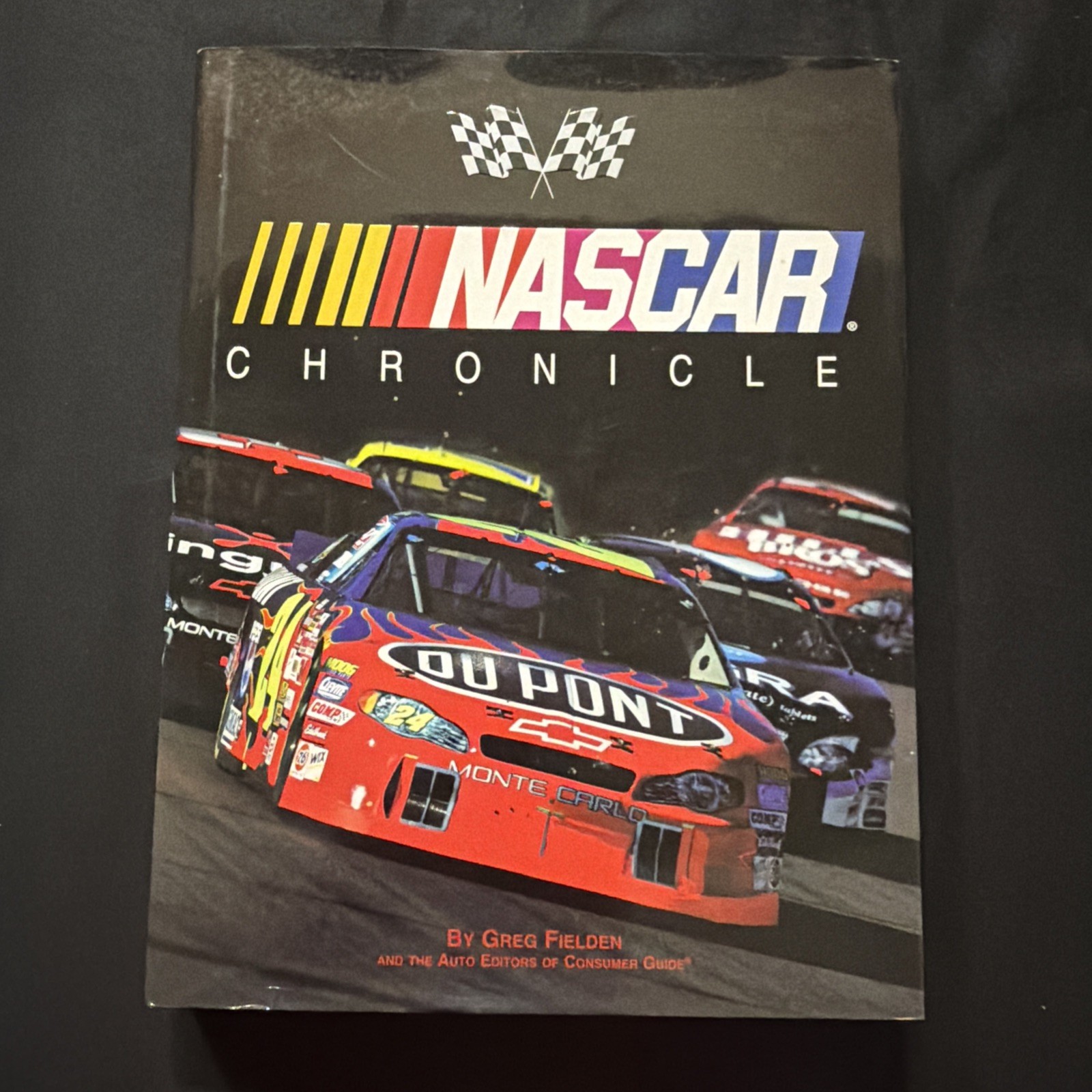 Nascar Chronicle Hardcover By Greg Fielden Racing Book 496 Pages As Pics 😎