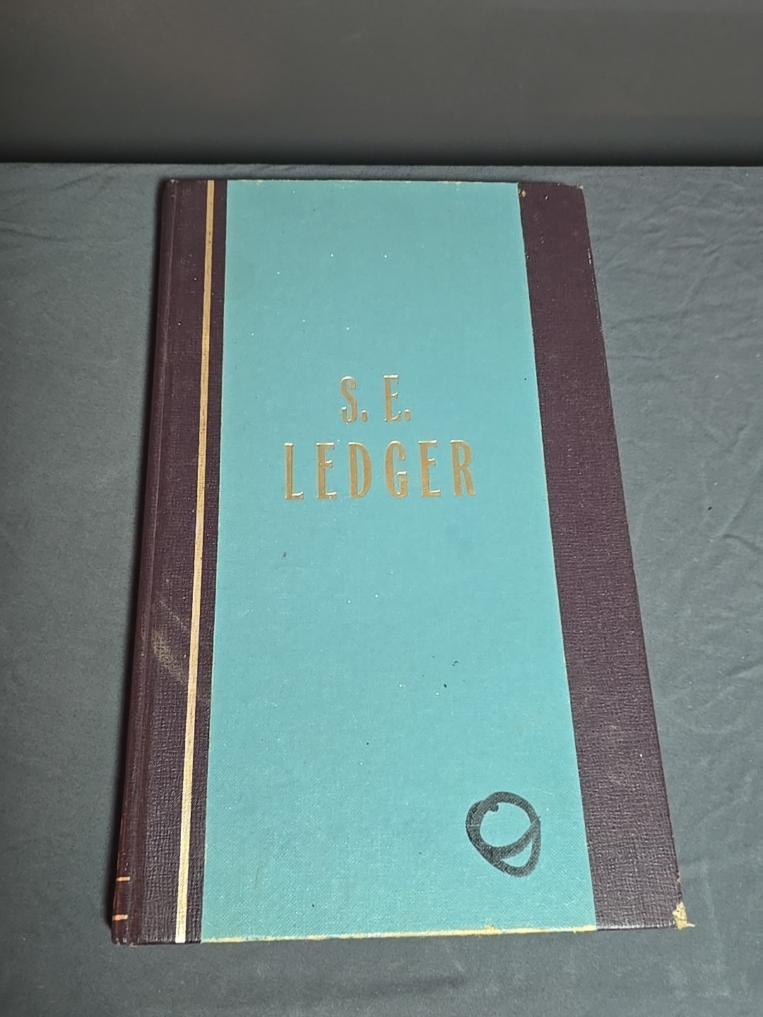 Vintage 1970s S.E. Ledger, Hard Cover, 126 Pages + Index