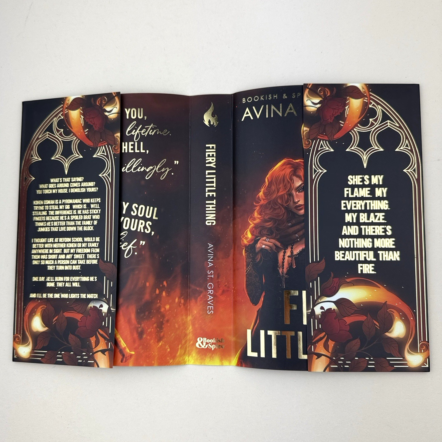 Avina St Graves Fiery Little Thing Bookish & Spice Special Edition New