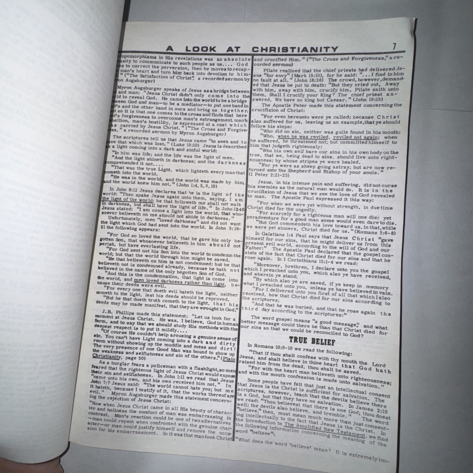 A Look At Christianity by Jerald & Sandra Tanner Enlarged Edition 1971 MORMONISM