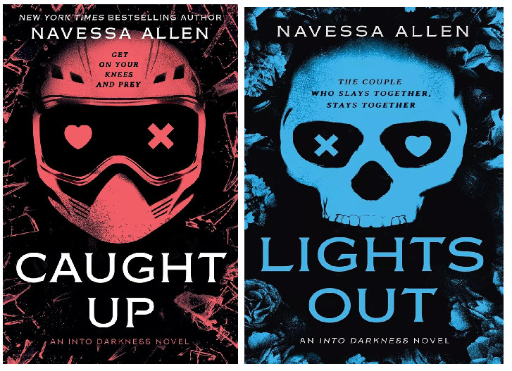 Caught Up & Lights Out by Navessa Allen 2 book set Paperback English Free ship