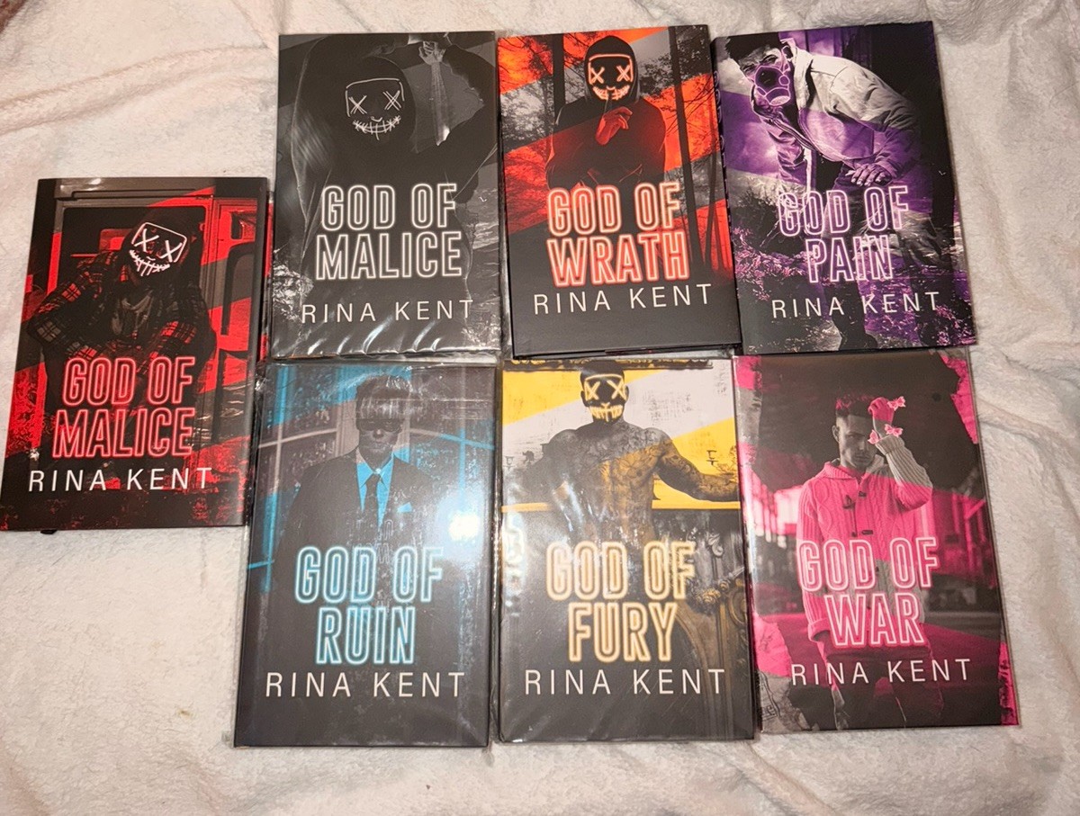 Legacy Of Gods Rina Kent Baddies Special Edition Malice Ruin Wrath Fury Pain War