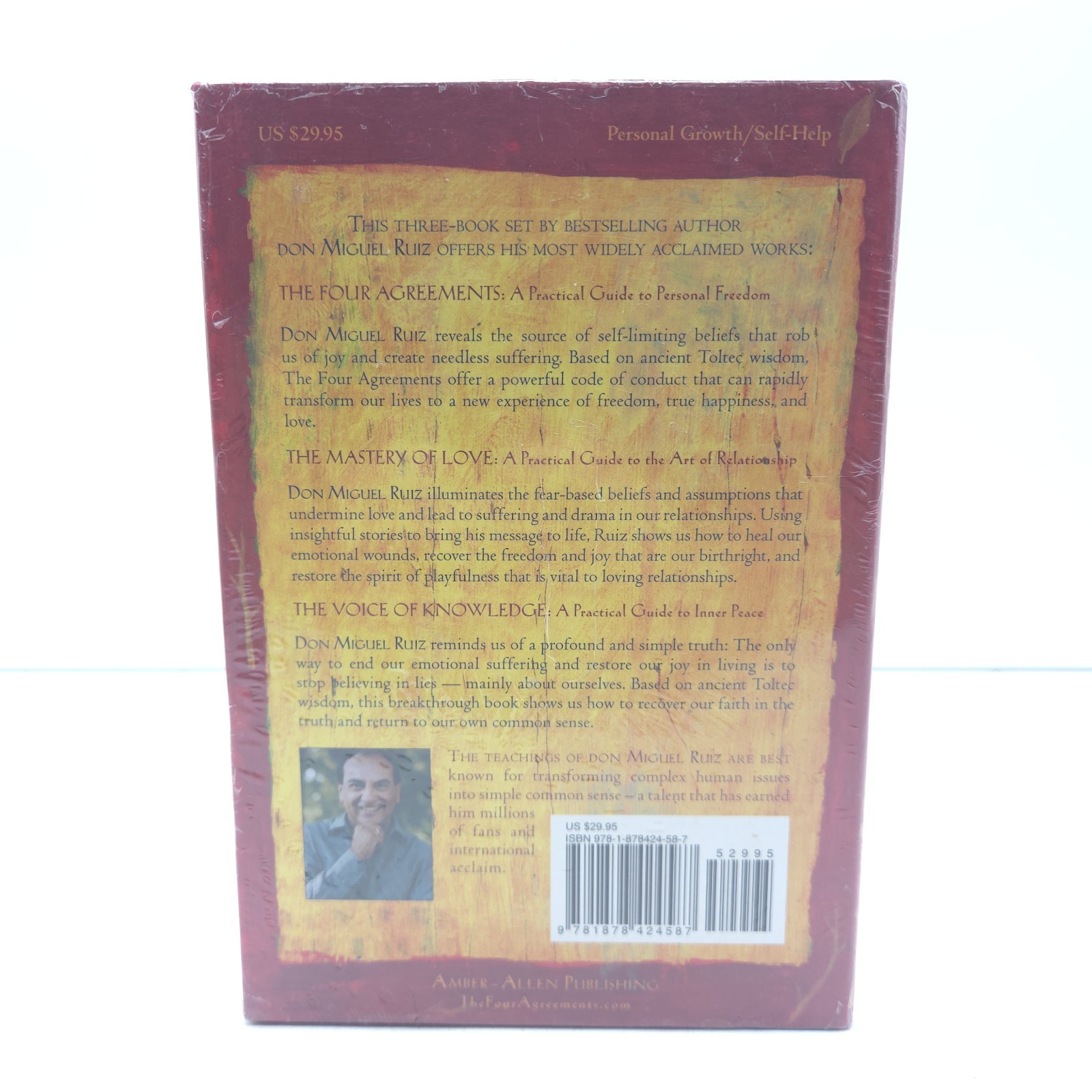 Four Agreements Toltec Wisdom Collection : 3-Book Boxed Set by Janet Mills…