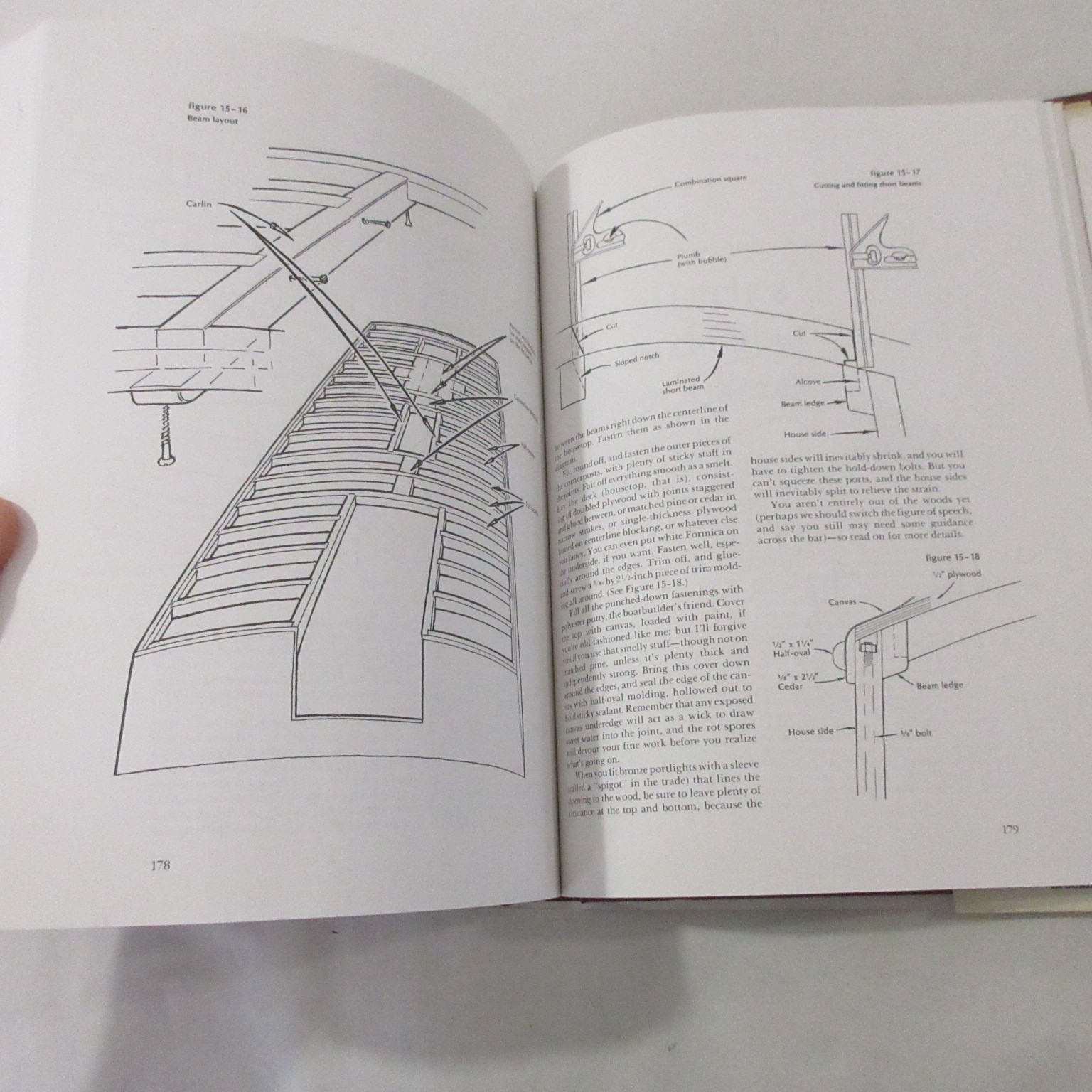 How to Build a Wooden Boat by David C. McIntosh Hardcover Illustrated Guide