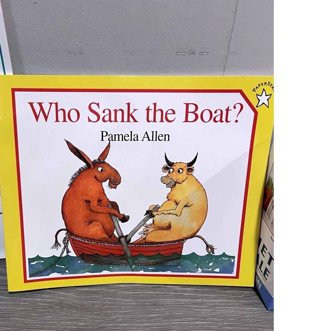 Vintage Lakeshore Who Sank The Boat Activity Kit Pamela Allen Complete 1993 Toy
