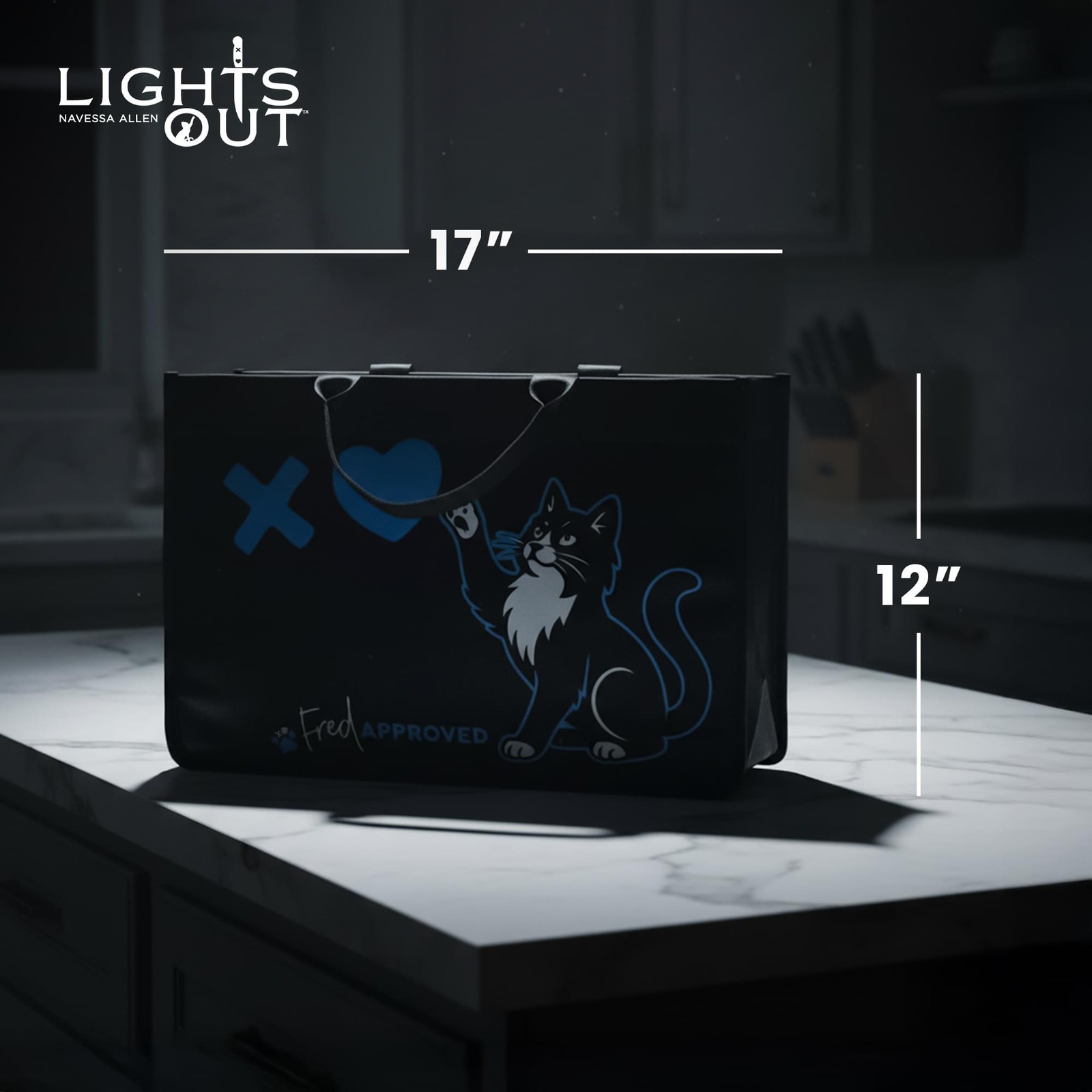 Lights Out Navessa “Allen Fred Approved” Tote Bag