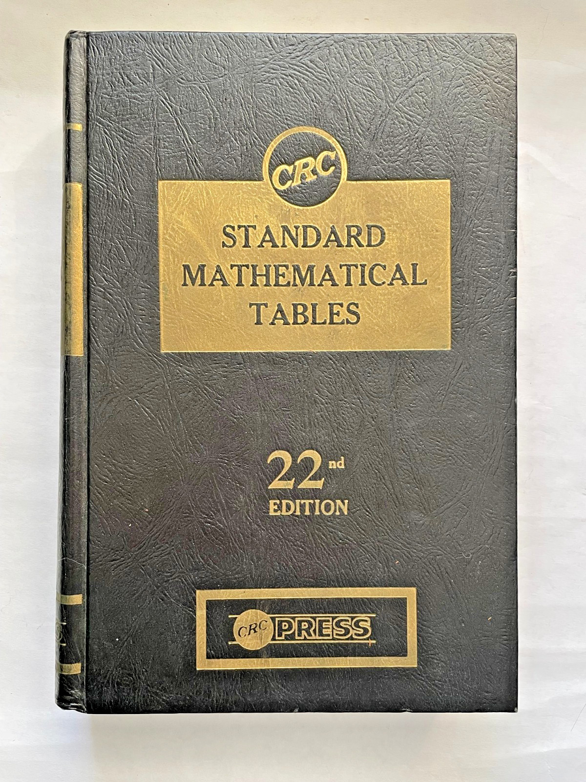 CRC Standard Mathematical Tables 22nd Ed – 1974 HC – Gold Embossed – VG – Selby