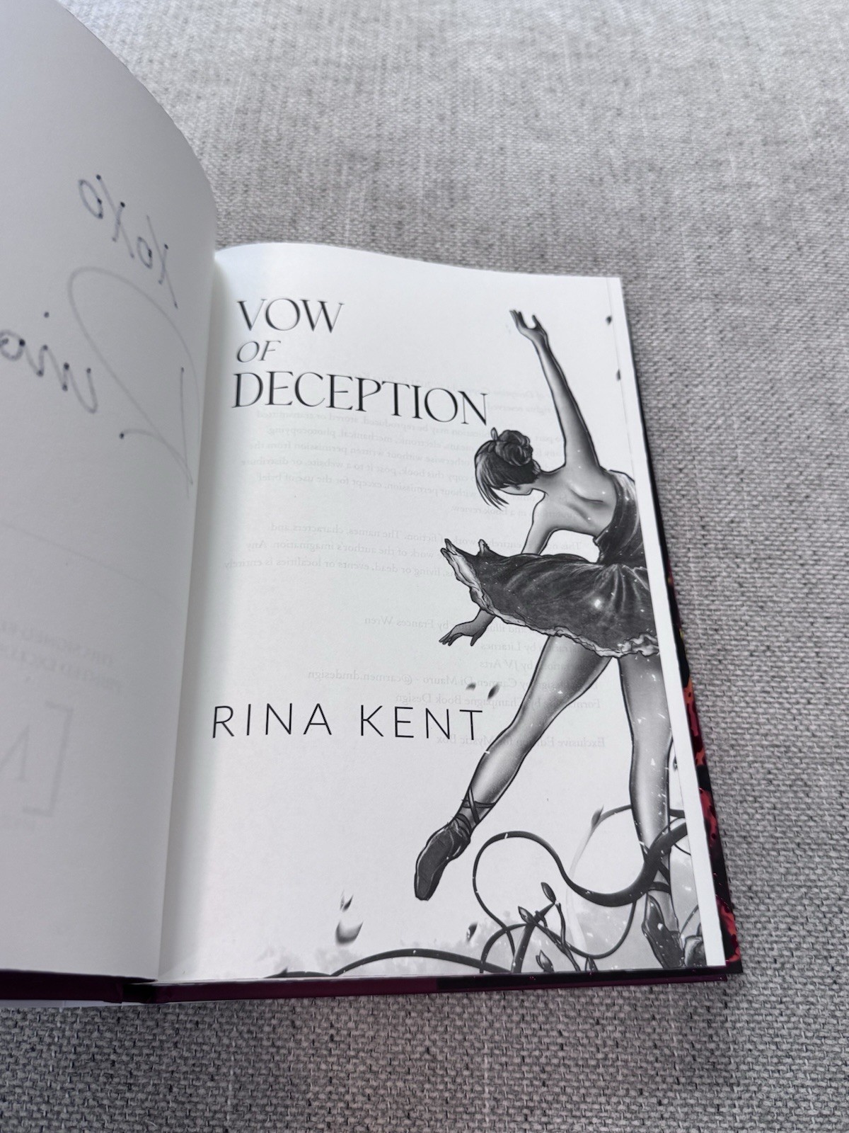 Deception Trilogy Rina Kent Mystic Book Box Special Edition Signed Set New