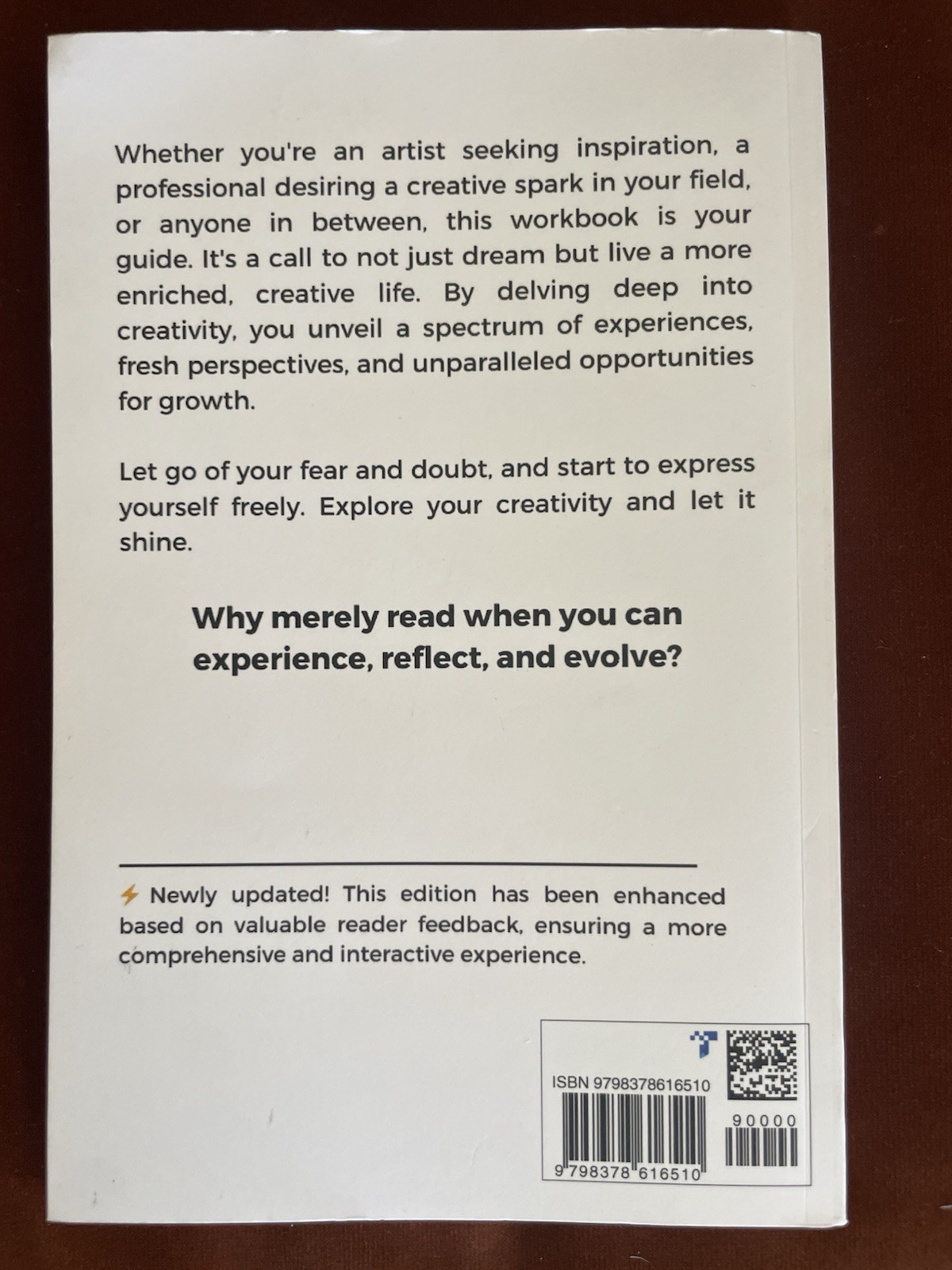 The Creative Act: A Way of Being Workbook