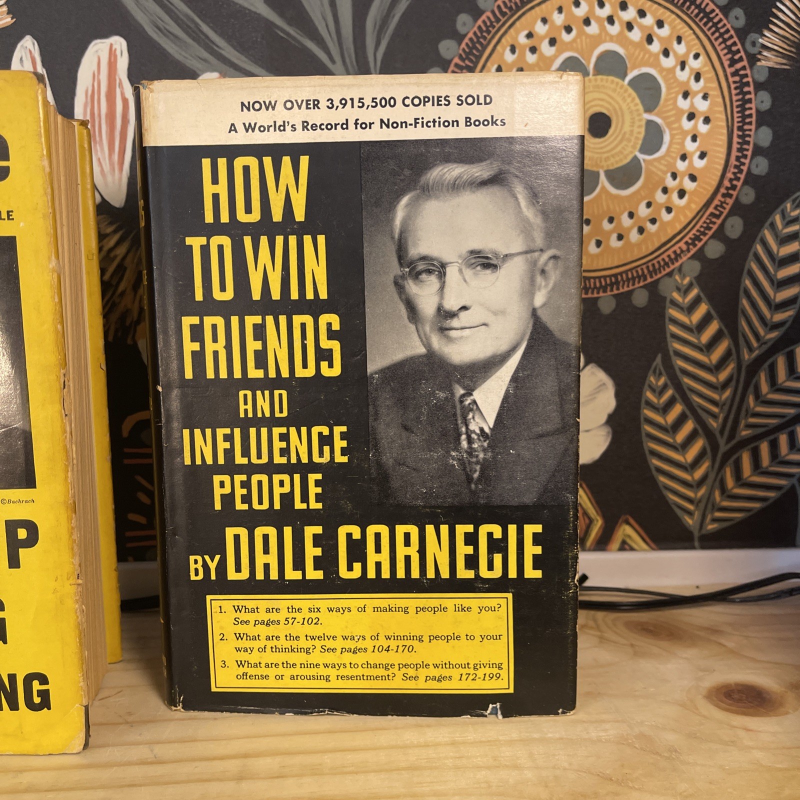 Dale Carnegie Vintage 2-Book Lot How To Win Friends Stop Worrying Hardcover DJ