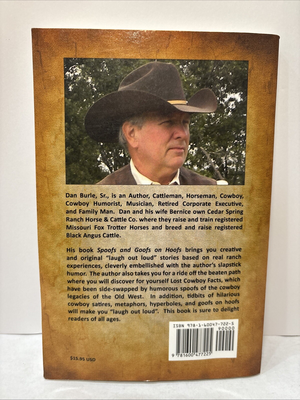 Signed! LOL Ranch Stories : Part II: Spoofs and Goofs on Hoofs. Dan Burle Sr.