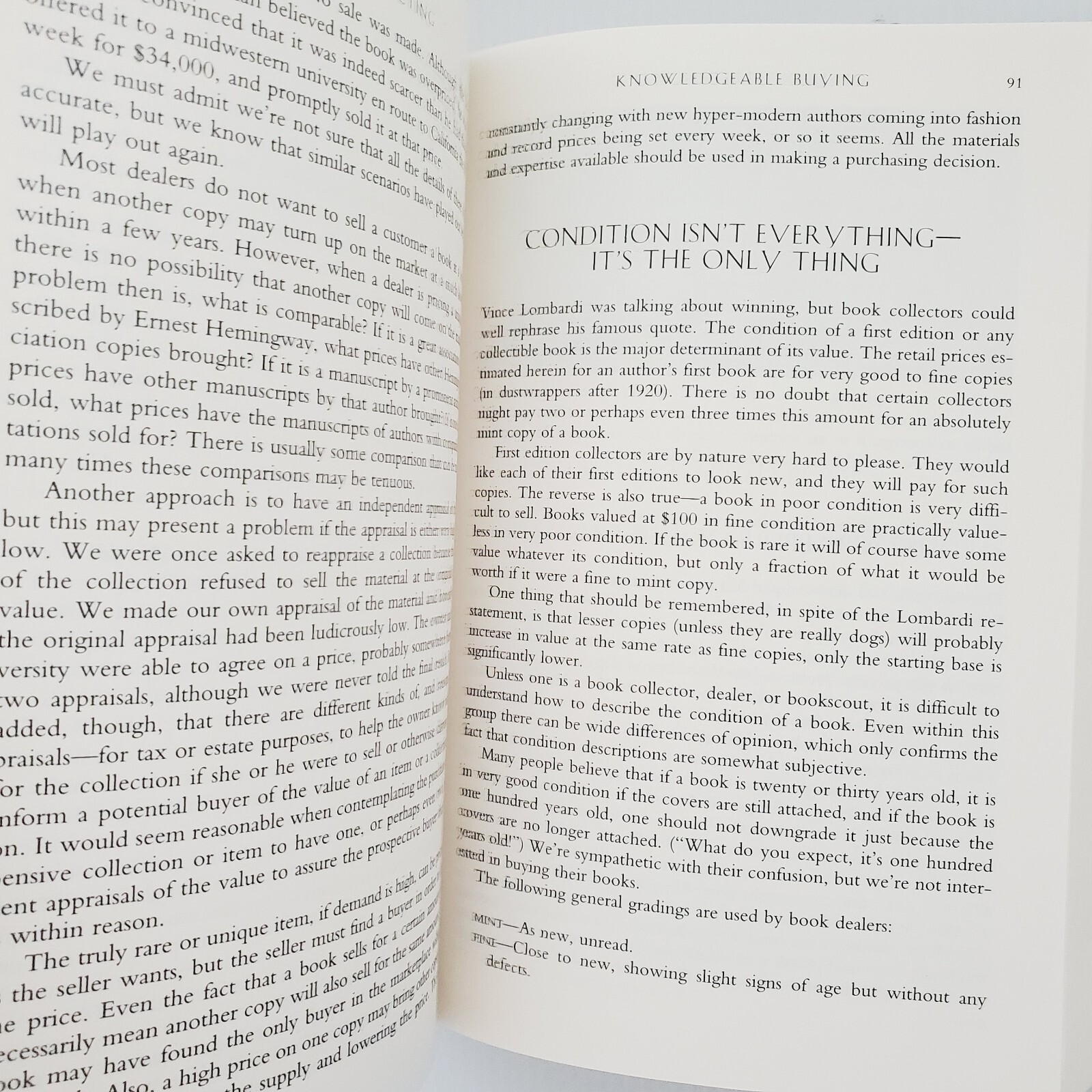 Book Collecting A Comprehensive Guide Hardcover Book By Allen & Patricia Ahearn