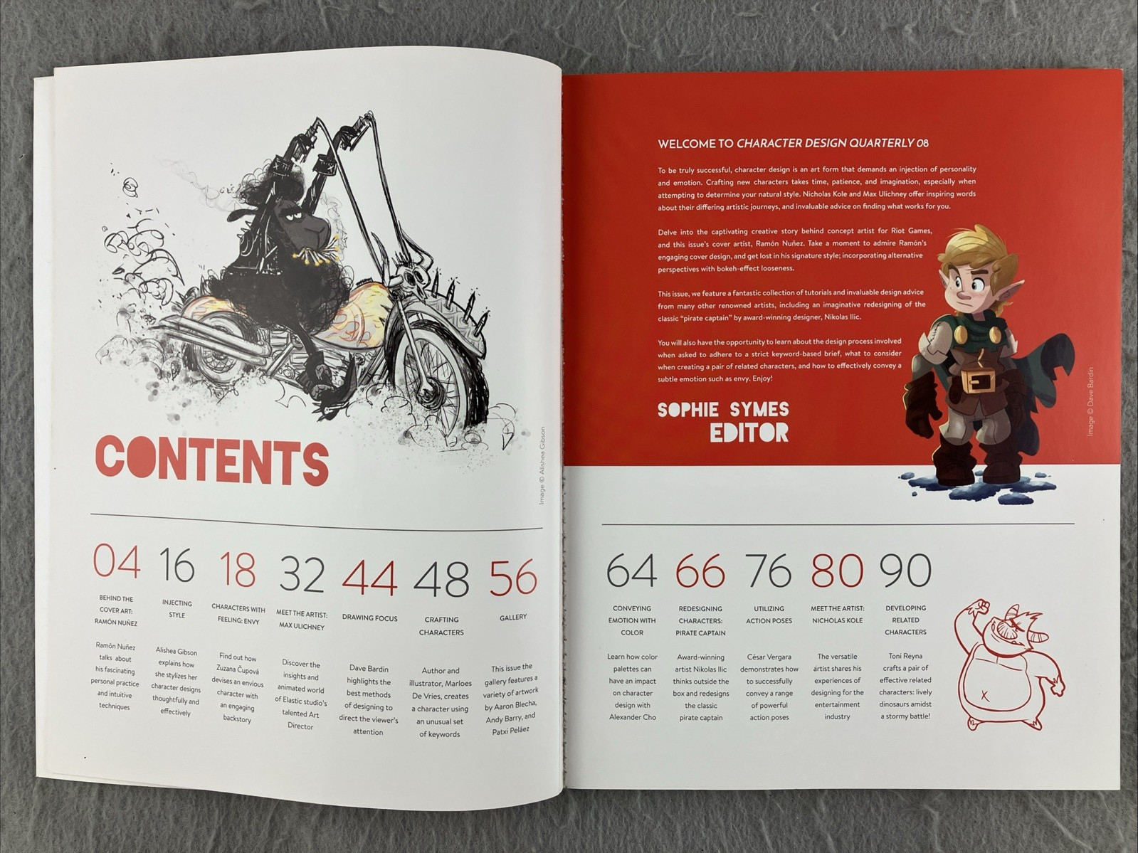 Character Design Quarterly 8 – paperback Publishing, 3d total Illustrated