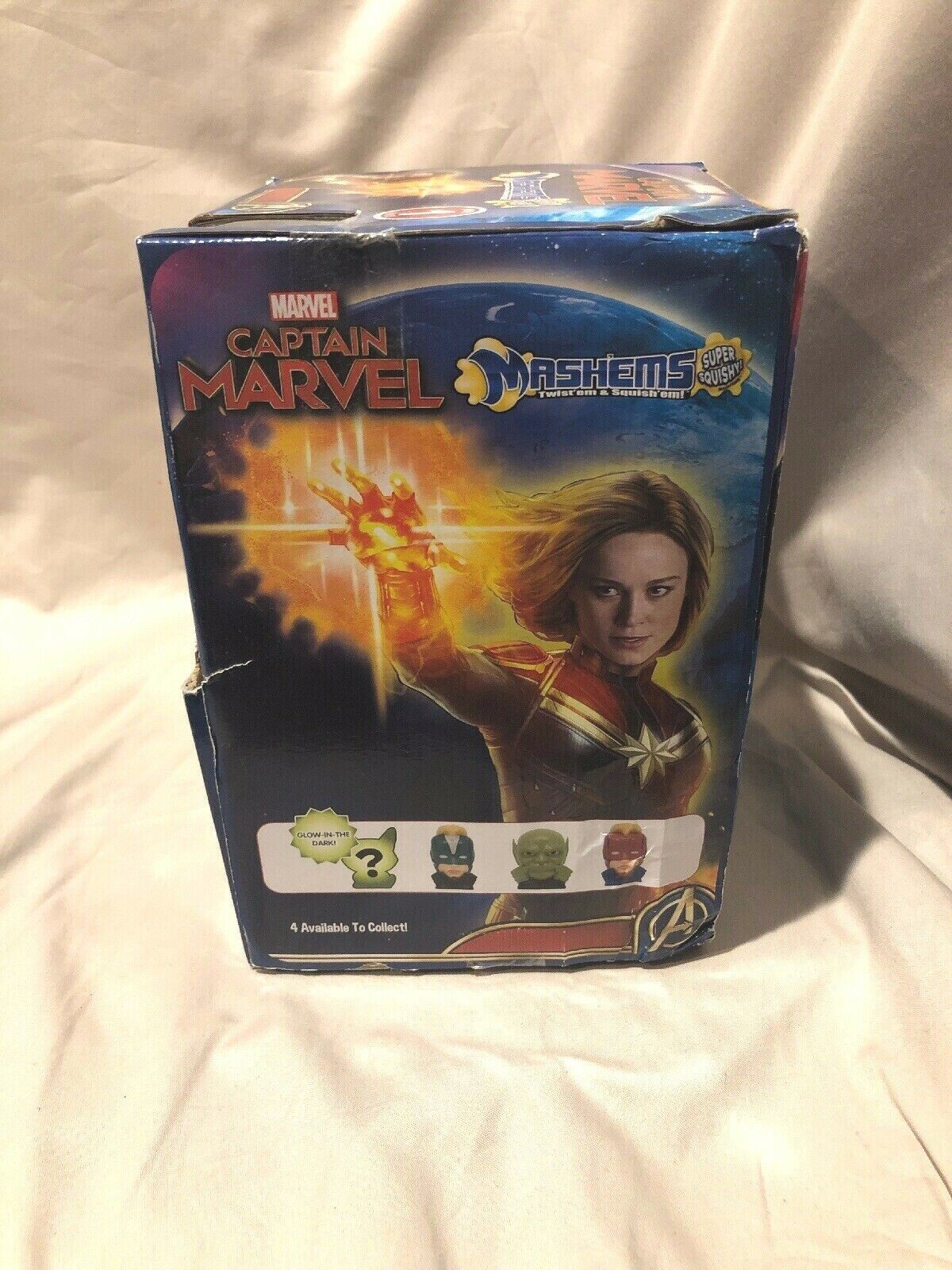 Mashems-Fashems Captain Marvel Series 1 New Sealed Box~35pcs With Display Box.