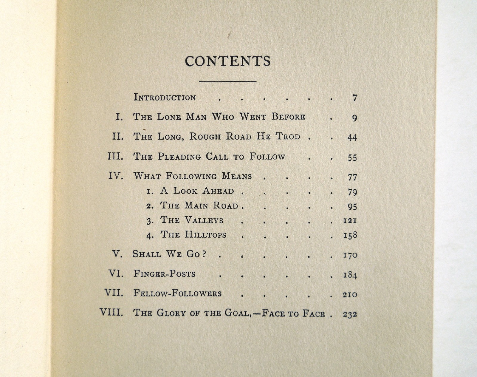 Quiet Talks on Following The Christ – S.D. Gordon, 1913 hc, Fleming H. Revell Co