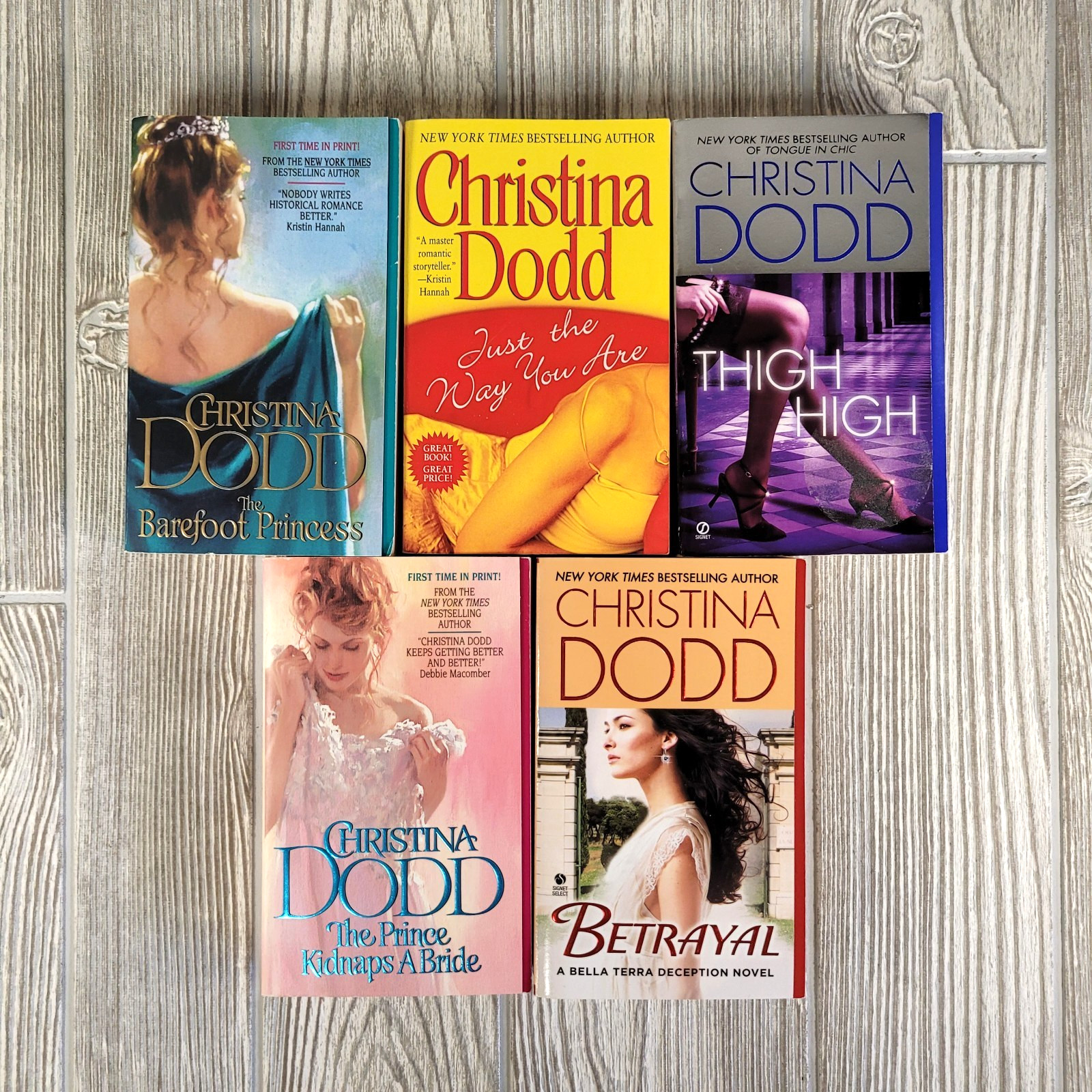 Christina Dodd Romance Novels Lot of 10 Misc Paperback 1990’s-2000’s