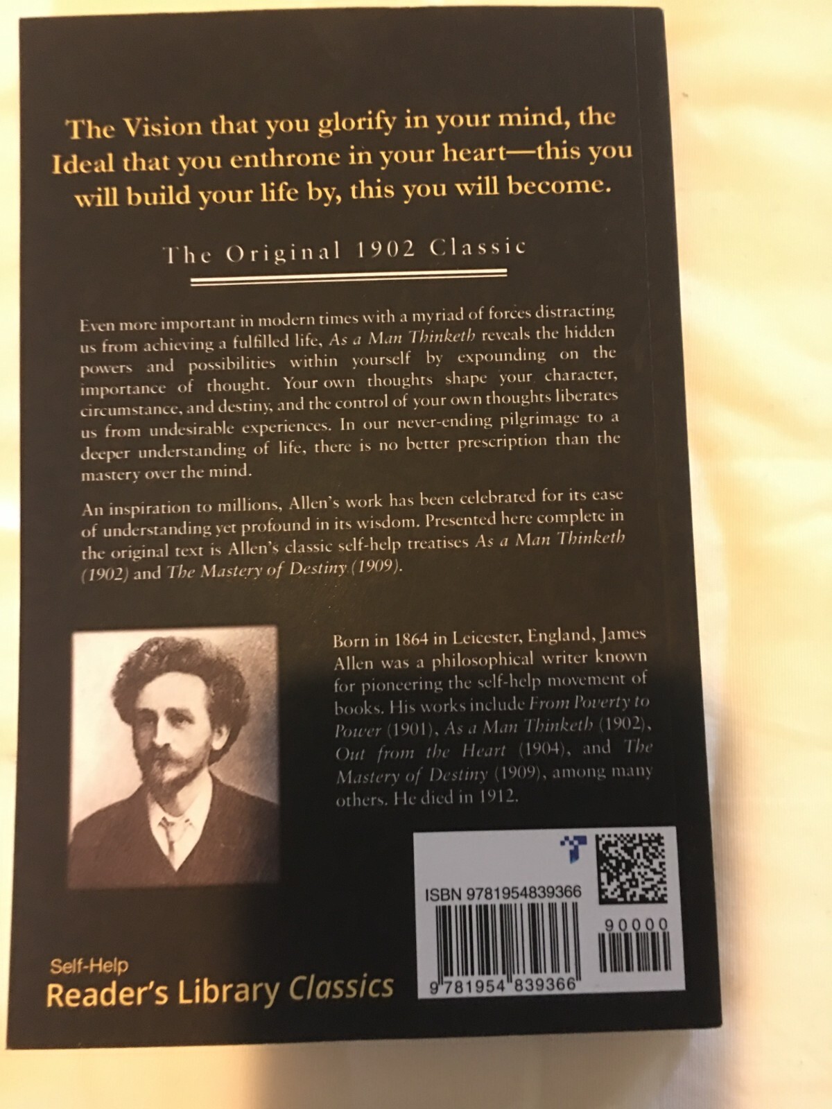 As a Man Thinketh by jJames Allen