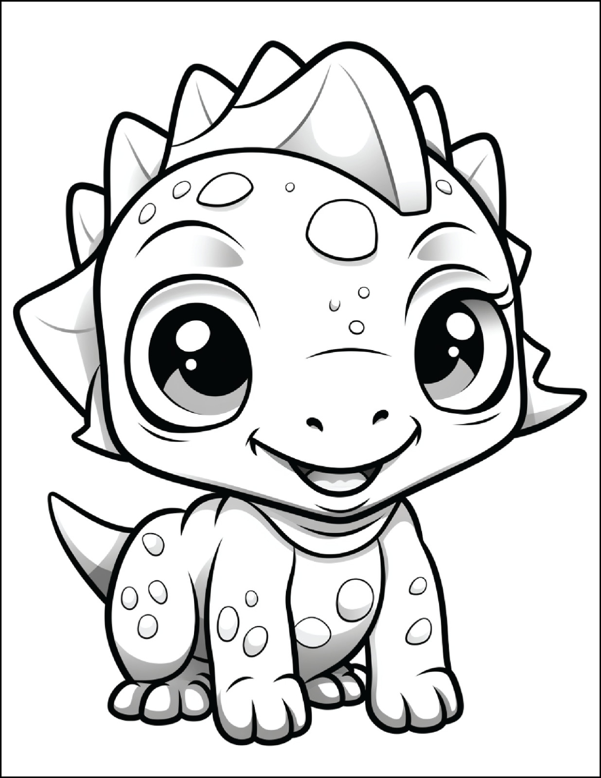 NEw Baby Dinosaur Coloring Book – Fun & Educational Activity for Kids A