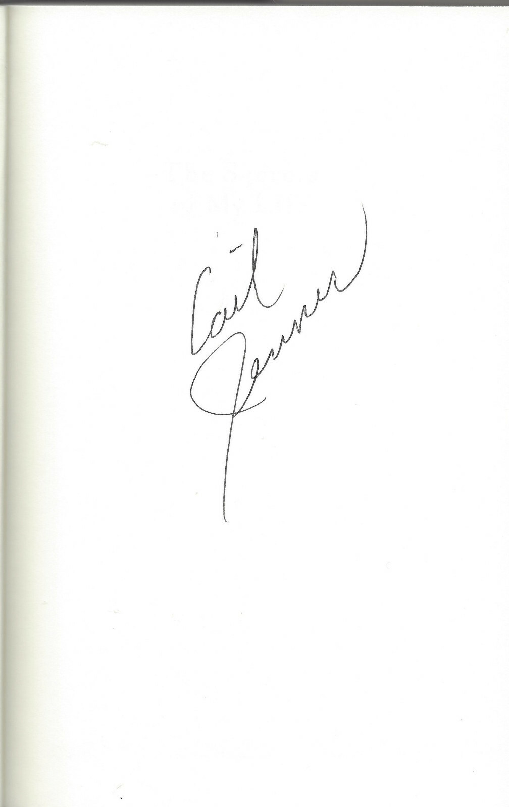 The Secrets of My Life by Caitlyn Jenner SIGNED 1st edition Hardcover Unread