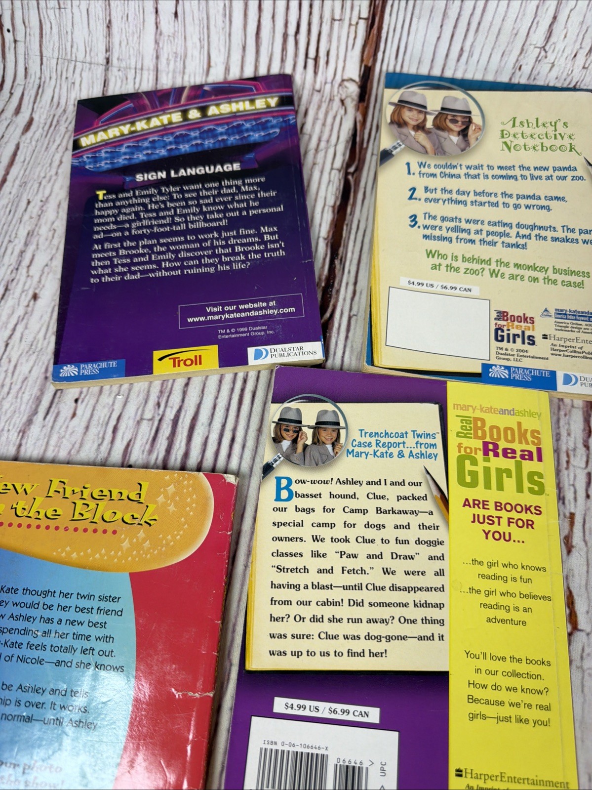 Lot Of 7 Mary-Kate & Ashley Adventure Paperback Books 2000’s