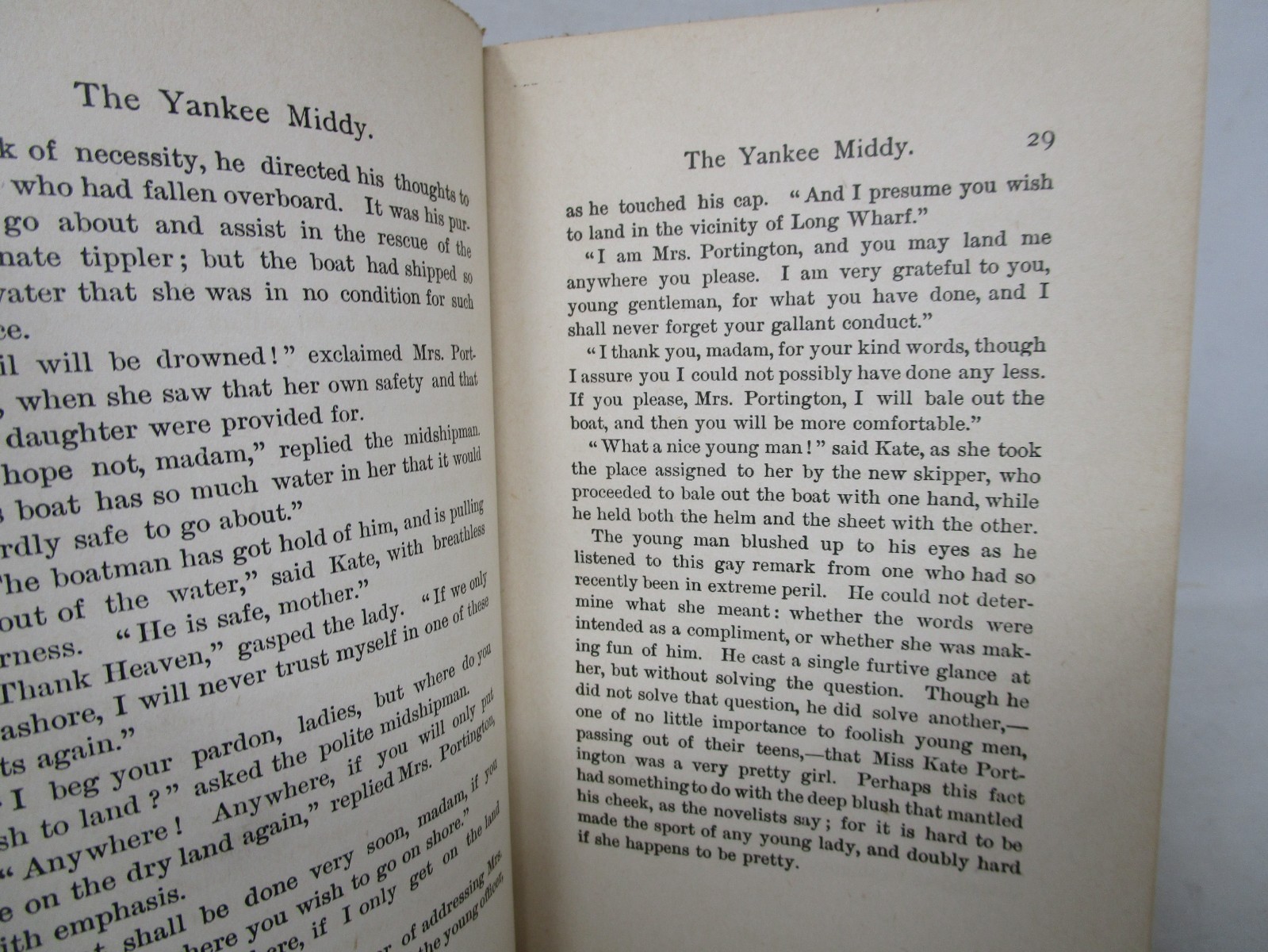 Yankee Middy or The Adventures of a Naval Officer By Oliver Optic