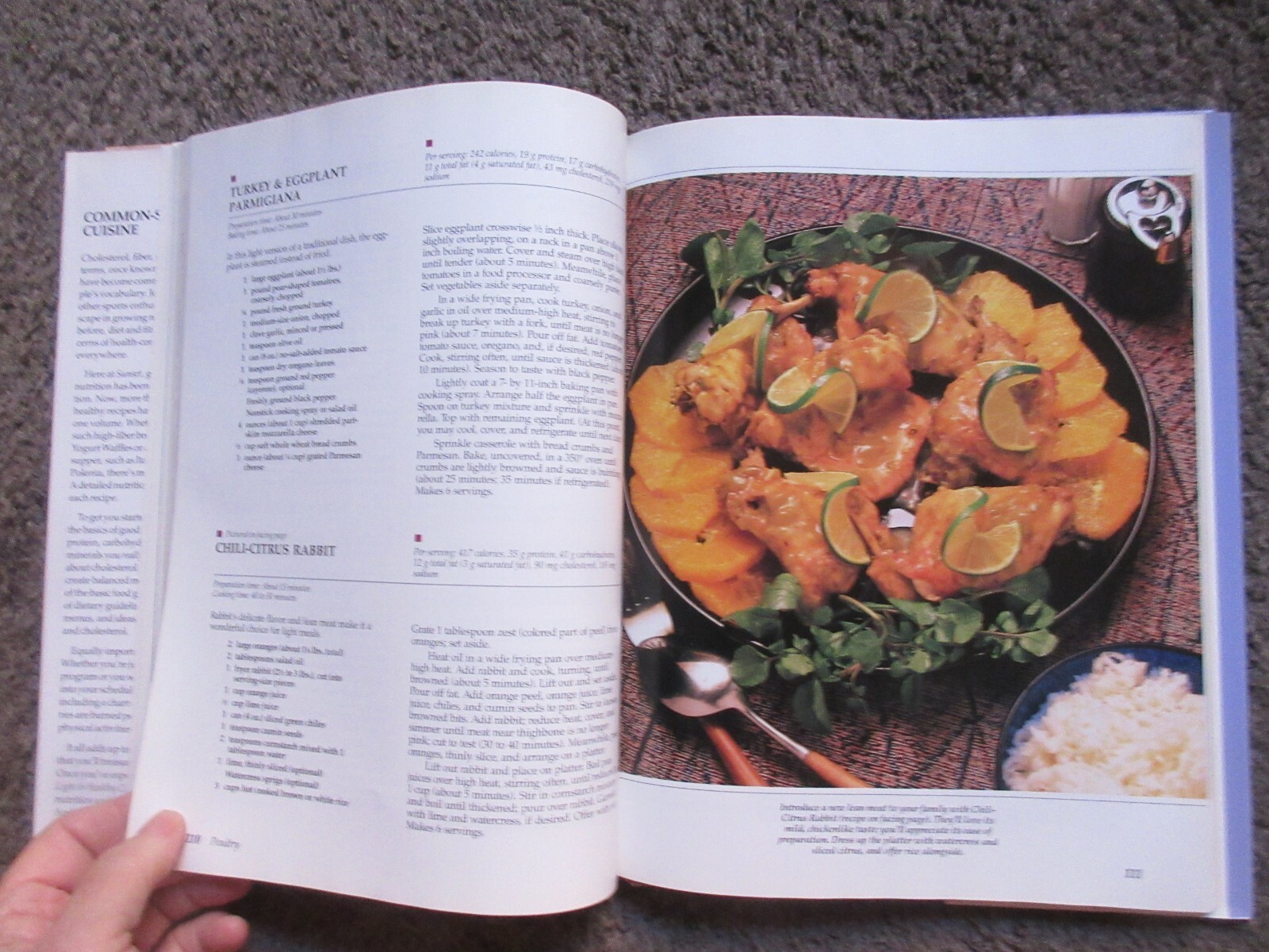 THE BEST OF SUNSET “LIGHT & HEALTHY COOK BOOK” 1990 HARDBACK EX.240 PAGES OOP