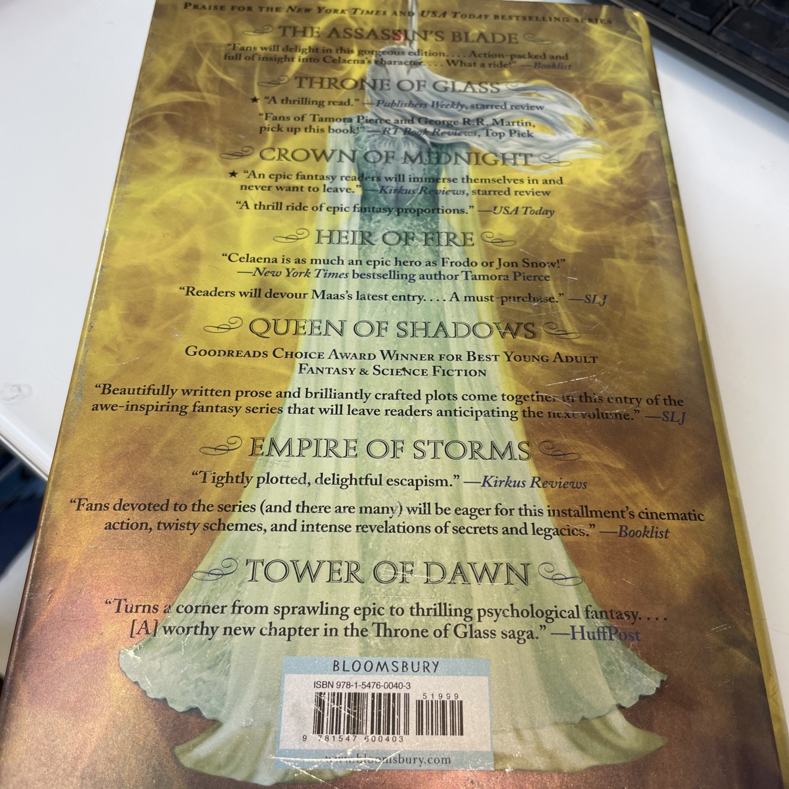 Sarah J. Maas – Kingdom of Ash A Throne of Glass Novel Hardcover (2018) HC/DJ