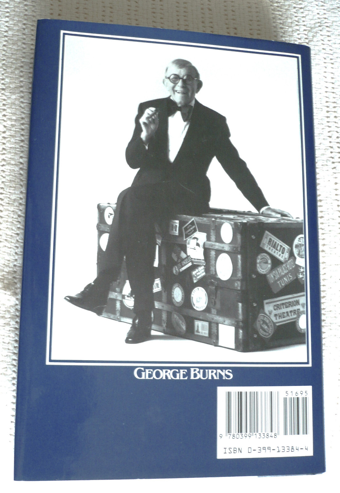 GRACIE A LOVE STORY by GEORGE BURNS – PUTNAM HARD COVER/DJ – 1988 – GOOD SHAPE!