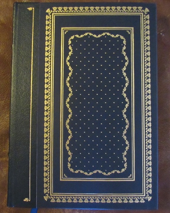 The Autobiography Of Benjamin Franklin Franklin Library Blue Leather HC 1981 USA