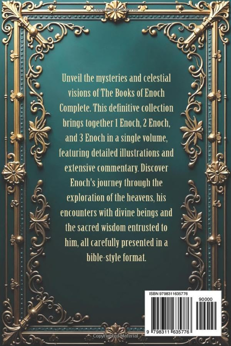 The Books of Enoch Complete (Illustrated): the 1, 2 & 3 Enoch Collection with De