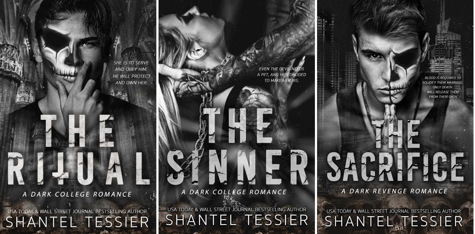 Shantel Tessier 3 Books Set: Ritual, Sinner & Sacrifice (English, Paperback)