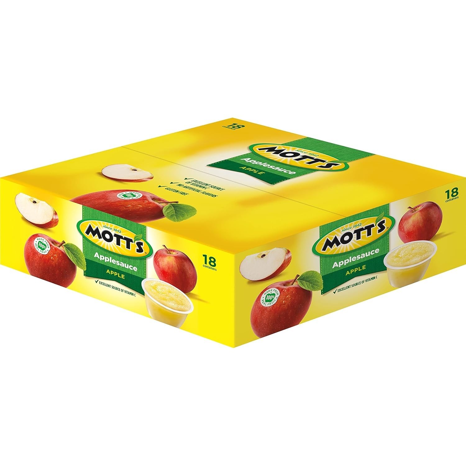 Portable Apple Sauce Cups, 4 oz x 72