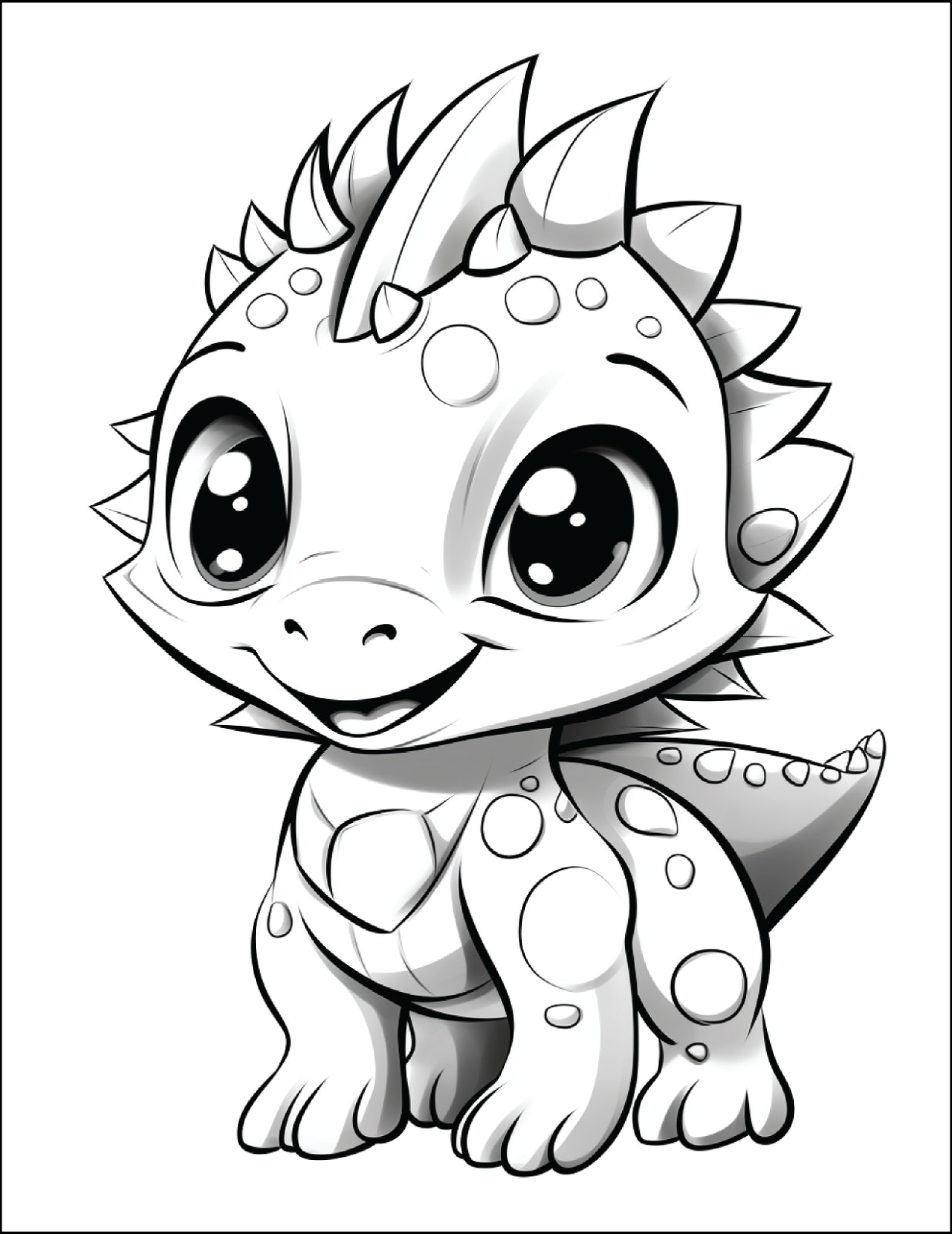 NEw Baby Dinosaur Coloring Book – Fun & Educational Activity for Kids A