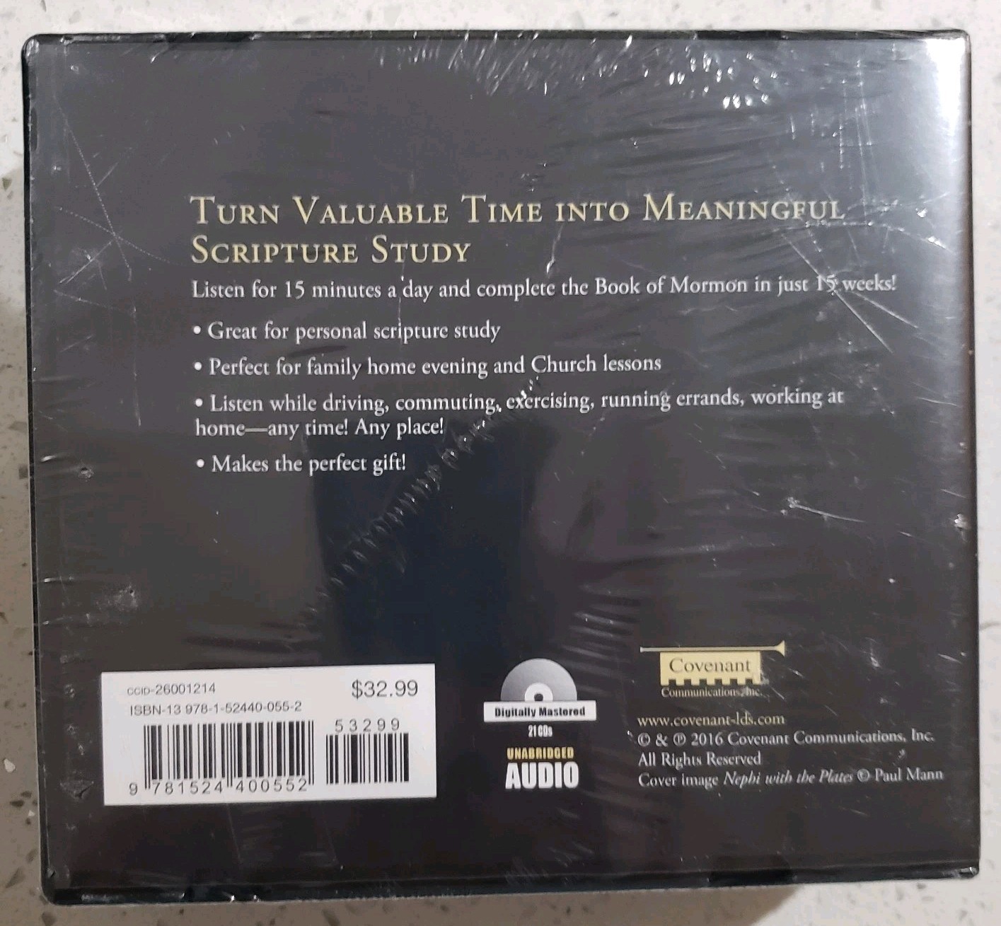 The Book of Mormon Audio Book 21 Compact Disc Set 2016 Rex Campbell Covenant LDS
