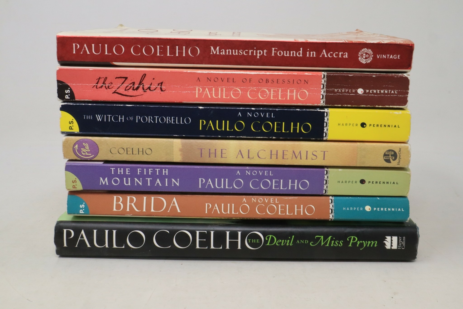 Lot of 7 Books by Paulo Coelho – Paperback & Hardcover